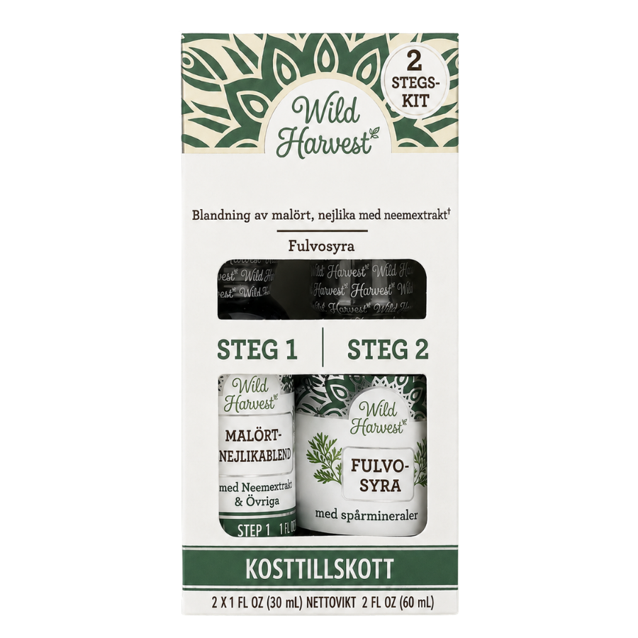 WildHarvest™ 2-stegs parasitrensningskit för tjocktarmen