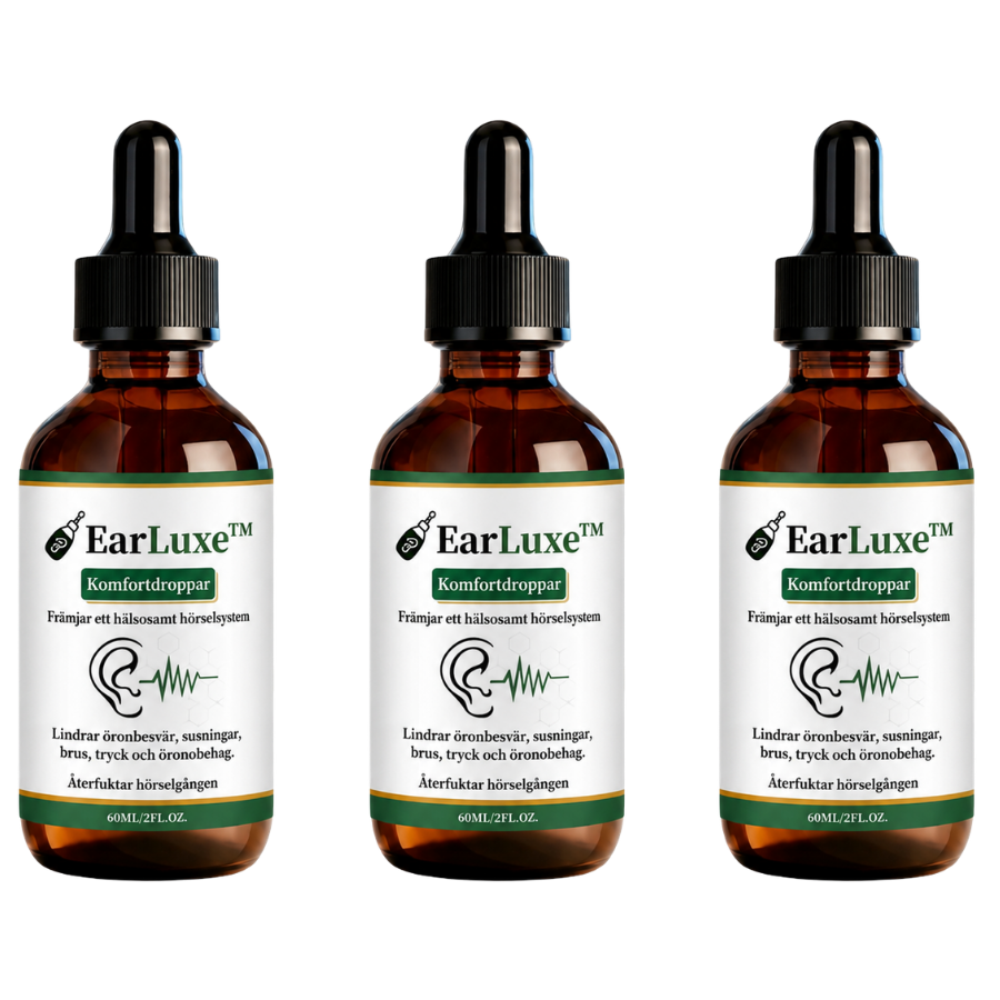 EarLuxe™ droppar