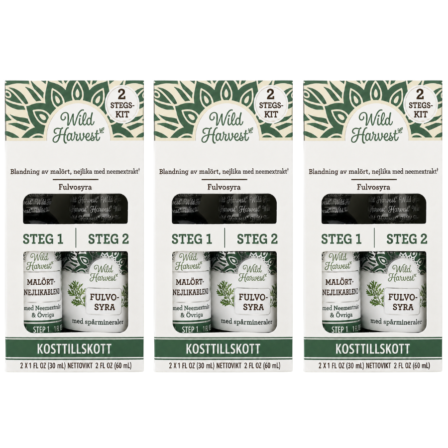 WildHarvest™ 2-stegs parasitrensningskit för tjocktarmen