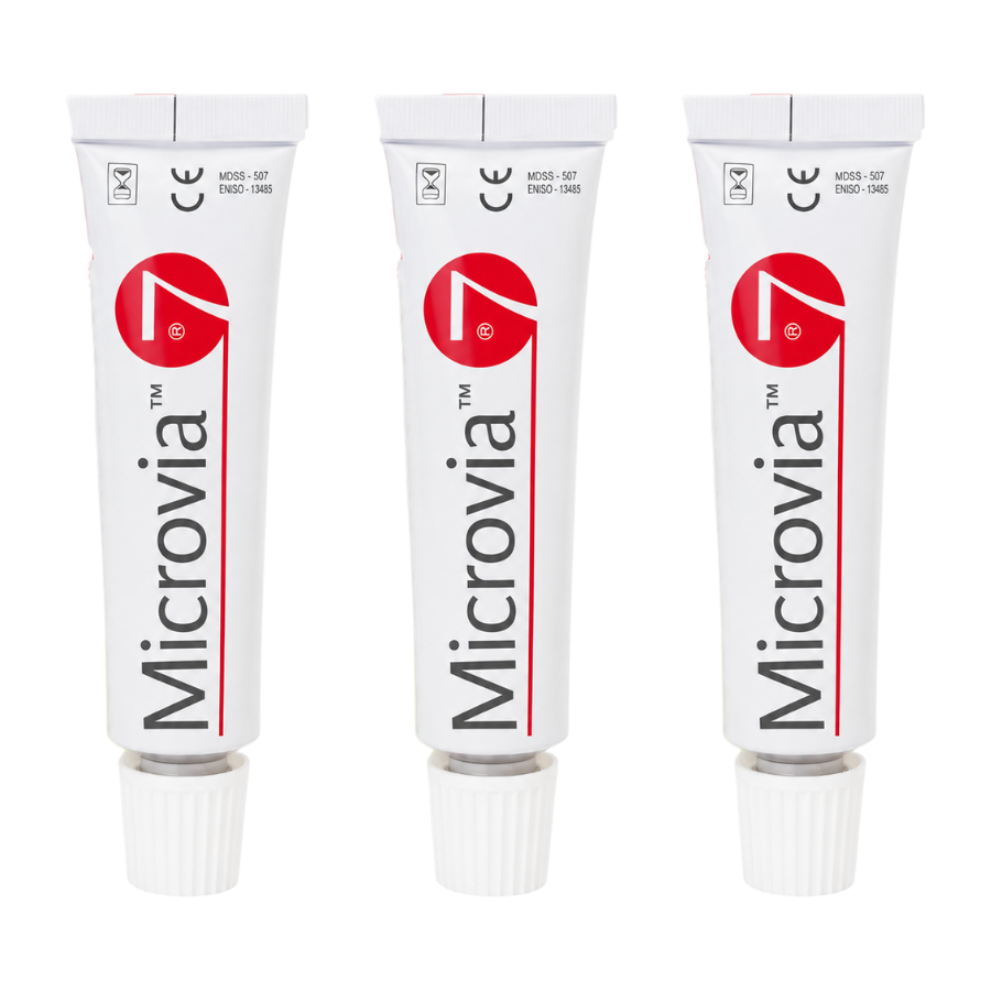 Microvia™ fästkräm för tandproteser